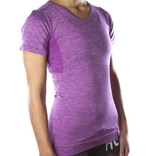 Cargar imagen en el visor de la galería, Stoma T-Shirt mit V-Ausschnitt, Level 1 – Damen