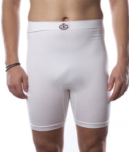 Lade das Bild in den Galerie-Viewer, Stoma/Ostomy Lymphödem-leichte Kompression Boxershorts – Mittellang (unisex)