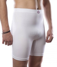 Lade das Bild in den Galerie-Viewer, Stoma/Ostomy Lymphödem-leichte Kompression Boxershorts – Mittellang (unisex)