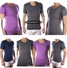 Cargar imagen en el visor de la galería, Stoma T-Shirt mit V-Ausschnitt, Level 1 – Damen-reduziert!
