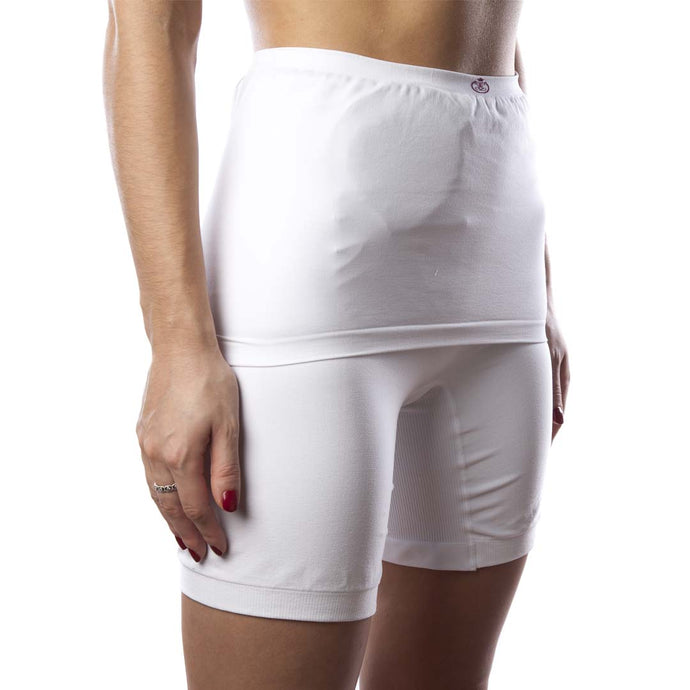 Hohe Taille Doppelschicht Stoma Boxer in Level 2 Support – Unisex